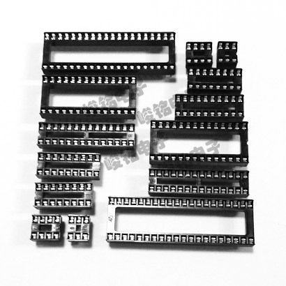 IC座2.54 芯片座 集成座IC-6P 8P 18P 28P 32P 40P 42P 22P 48P