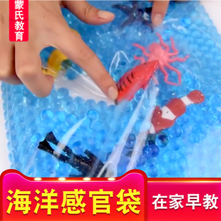 感官袋婴幼儿玩具 早教瓶感官早教游戏 蒙氏蒙特梭利早教diy材料