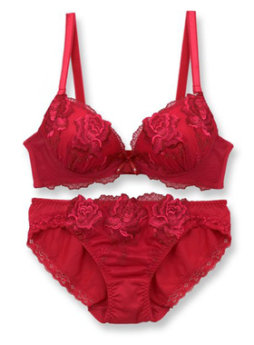 日单 意浓~上薄下厚聚拢文胸套装65B65C70BCE75BCDEF