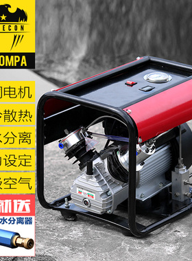 猎鹰双缸高压打气泵30mpa高压打气机40mpa电动充气泵潜水瓶充气