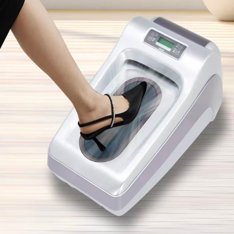 坤昱智能鞋套机全自动鞋底踩膜机XT-46BIII商用热缩式鞋覆膜机