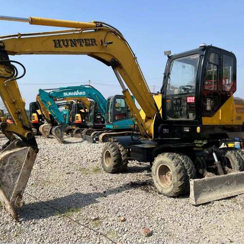 轮式挖机 新源重工轮式挖机 C75W 轮式挖机 B75S 劲工JG80S HT75W