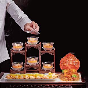 创意功夫汤餐盘新款盖碗盘子帝皇大龙虾海鲜餐具帝王蟹三吃三部曲