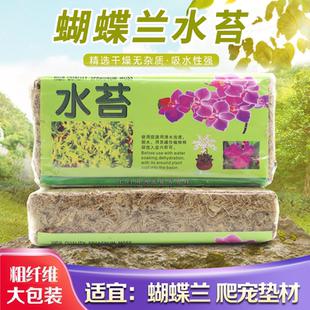 蝴蝶兰专用介质干苔藓水苔营养土压缩干苔藓保湿 花土乌龟爬行基质