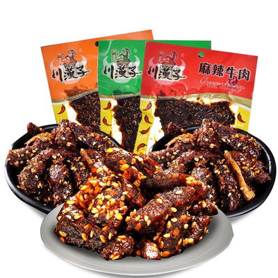 达州川汉子麻辣牛肉105g烧烤泡椒