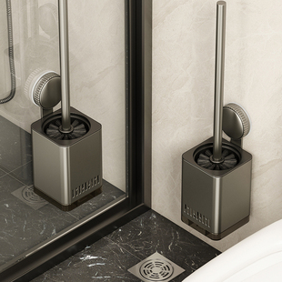 2025新款吸盘马桶刷高级感壁挂式家用无死角洗厕所神器卫生间套装