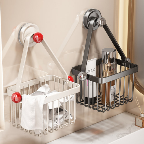 卫生间吸盘置物架免打孔