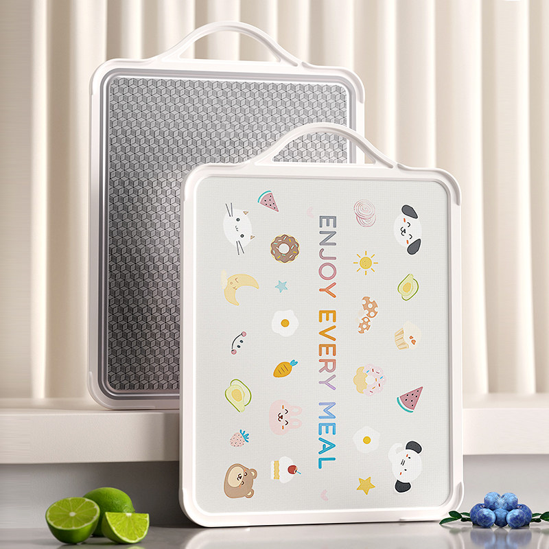 双面菜板防霉抗菌家用切菜板水果砧板不锈钢案板厨房专用加厚占板