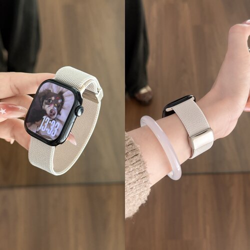 iwatchs11尼龙编织s9磁吸扣表带