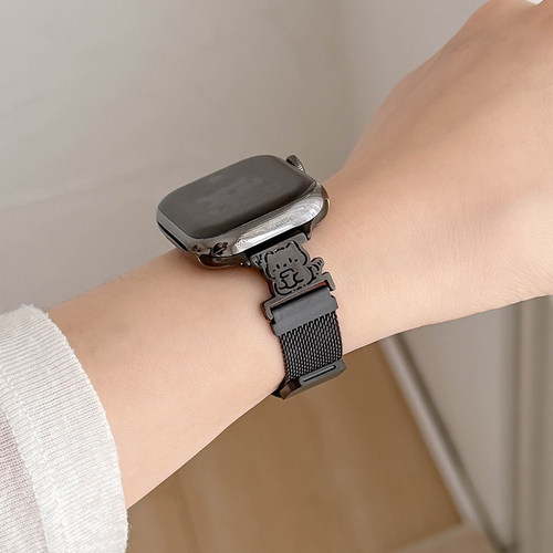 iwatch11表带小猫米兰尼斯小狗款