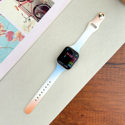 iwatch11渐变硅胶小蛮腰表带