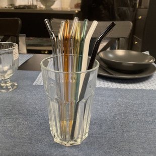 玻璃吸管弯曲玻璃吸管非一次性耐热食品级环保杯子喝水弯头弯曲珍