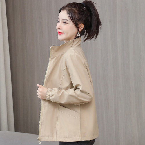 春秋新款立领休闲风女士薄外套