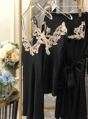 25新款LP重磅真丝睡衣100%桑蚕丝19姆米睡裙睡袍睡裤性感pajamas