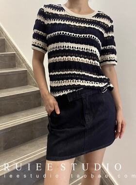经典百搭修身显瘦直筒原色牛仔短裙女半裙