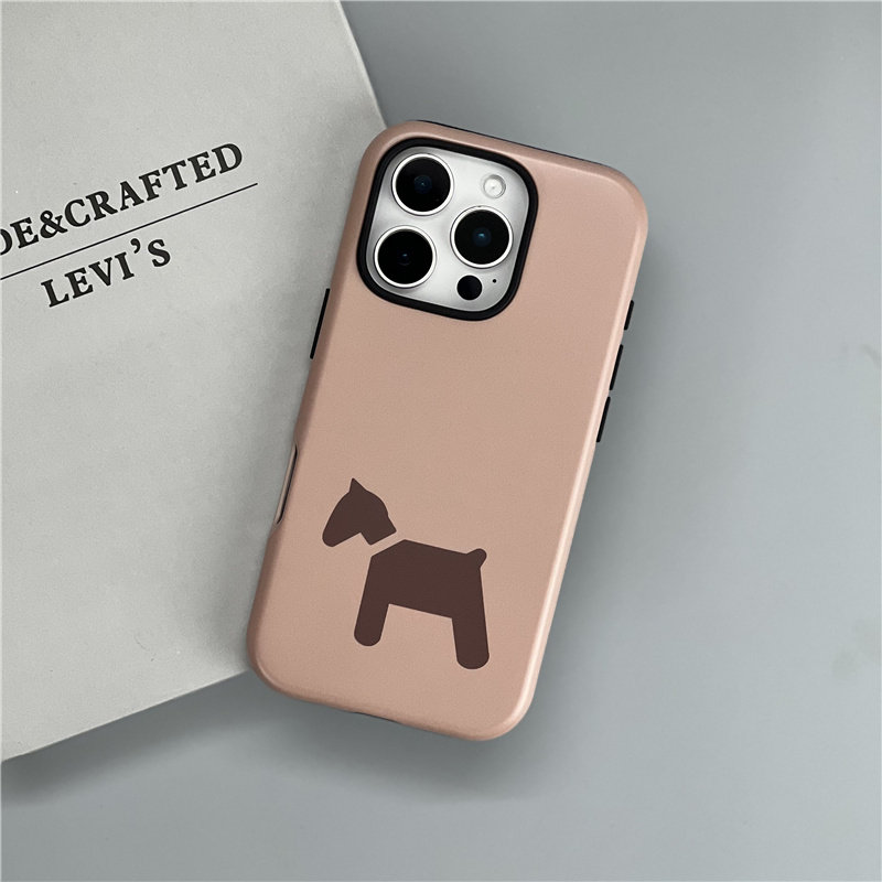 苹果16Promax二合一木马手机壳套