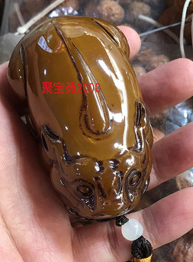 琥珀蜜蜡皮休手把件仿老蜜蜡貔貅招财进宝吸金纳福把玩件古玩摆件