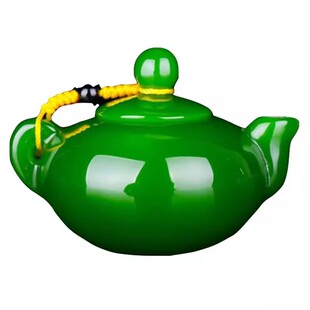 碧玉把把壶手玩件男玉石小酒壶羊脂玉手把壶仿新疆和田玉壶手把件