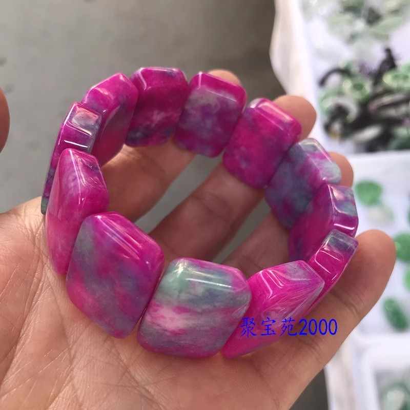 皇家紫老矿苏纪石单圈手串单圈手排男女款玉石手饰南非舒俱来手链
