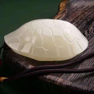 玉乌龟把玩男女玉龟壳文玩摆件天然阿富汗玉石长寿龟金钱龟手把件