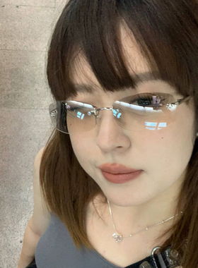 Y2K辣妹无框方形遮阳太阳镜女