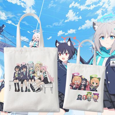 蔚蓝档案周边碧蓝二次元帆布包