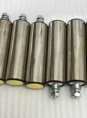 跑偏开关立棍托辊  立轴 无动力滚筒 支架 托环 卡子 拉绳钢丝绳