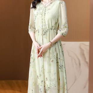 秋思婵2025新款女神范高贵优雅气质裙高端精致裙