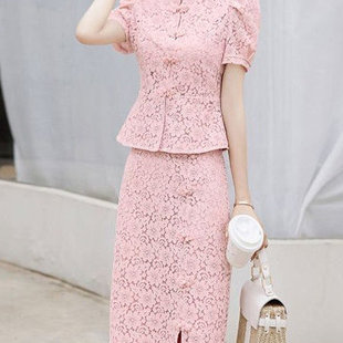 秋思禅女装·旗袍连衣裙女两件套2025夏季新款小个子新中式