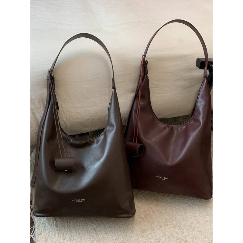 专柜品质秋冬季复古大容量托特包包女式2025新款潮流单肩手提包时