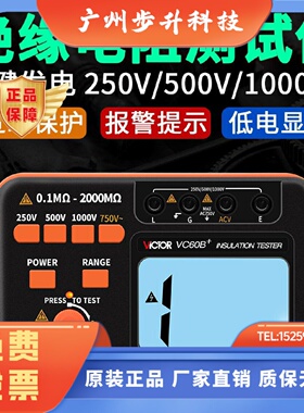 胜利数显绝缘电阻测试仪VC60BVC60DVC60EVC60F高压数字兆欧表
