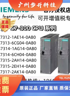 西门子plc模块S7-300CPU控制器312/313/314C/315/317-2DP-2PN/D