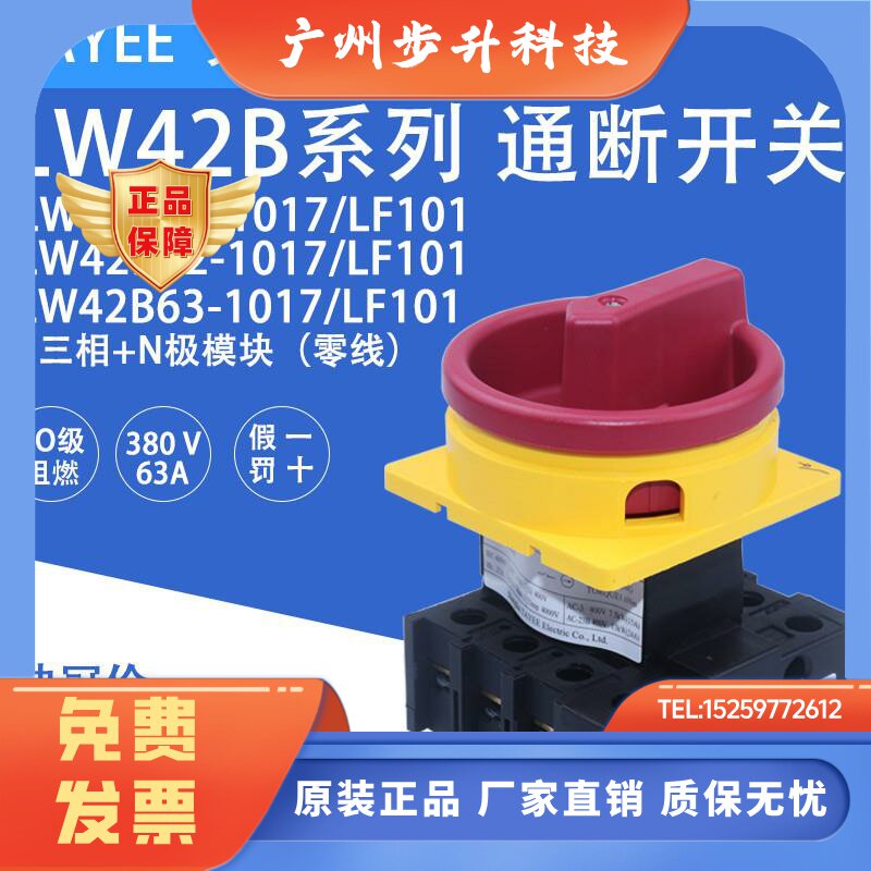 上海天逸TAYEE凸轮转换通断开关LW42B25-1017/LF101C11BN32 63