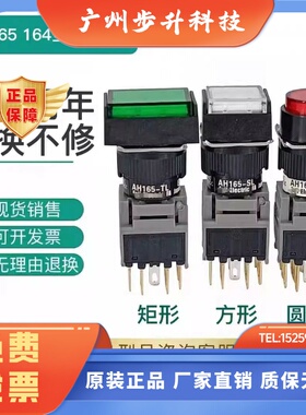 原装带灯按钮开关AH164 AH165-TL SL L5 E3 G R W11E3