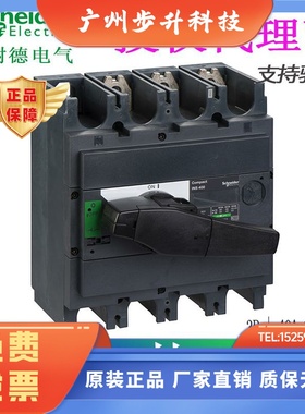 施耐德负荷开关INS 3P4P 40A 63A80A100A-630A 隔离 黑色手柄订货