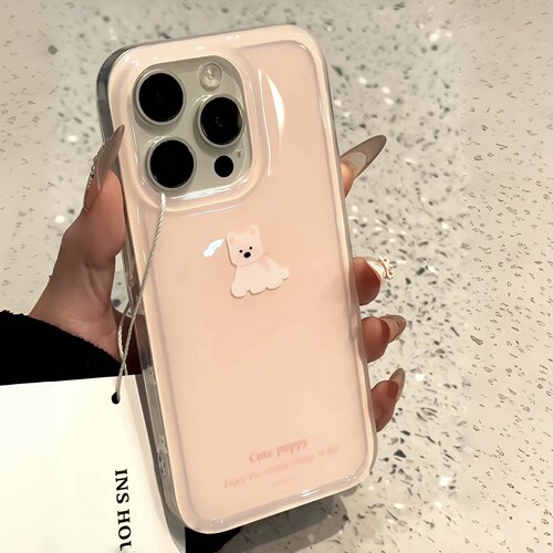 可爱糖果色腊肠狗米菲兔猫咪适用iphone16proma手机壳苹果15pro新