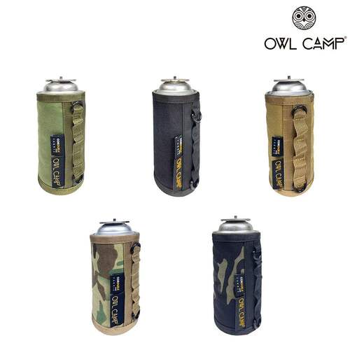 OWL CAMP官方卡式瓦斯罐套1000D尼龙防泼水防刮花燃气罐保护袋子