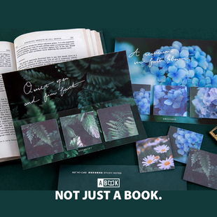 陌墨可撕便利贴花草树木系列便签纸植物雏菊郁金香花语手帐N次贴