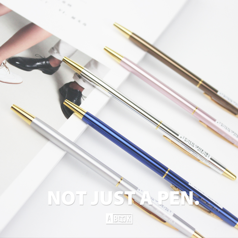 日本原装OHTO乐多SlimLine纤美金属杆圆珠笔记账笔NBP-5B5手账笔