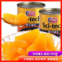 科技罐头新鲜桔子水果罐头 312克x6罐 桔片爽 黄岩无核蜜桔糖水橘