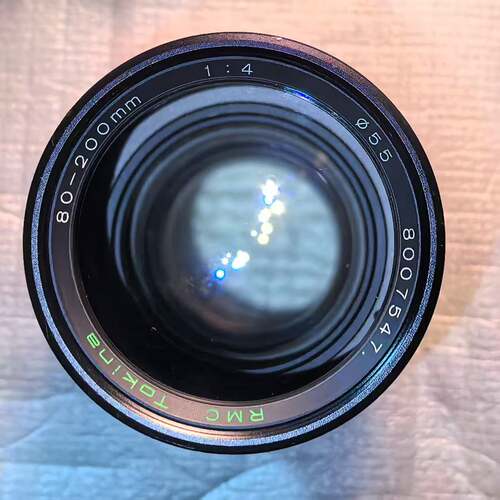 Tokina 80-200mm f4恒定手动变焦镜头，图丽RMC多层镀膜，TX接口