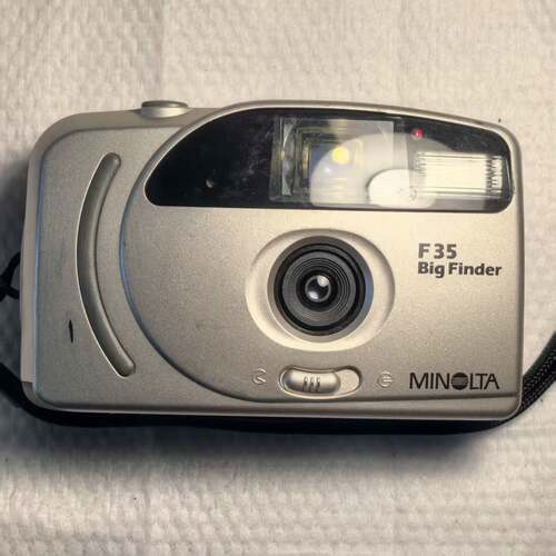 美能达Minolta F35 Big Finder胶卷相机,大眼睛135傻瓜相机