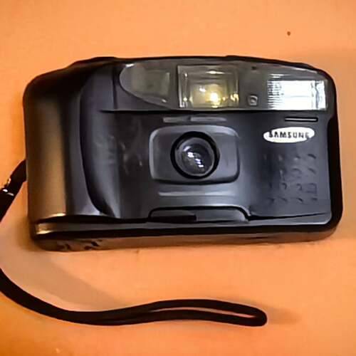 三星MY-CAM II胶卷相机，不能用闪光灯，35mm定焦镜头