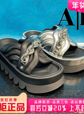 正品卡美星Ah女鞋2025夏季新款休闲个性舒适拖鞋凉鞋AMZ52L01025