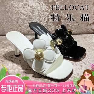 正品特乐猫女鞋促销夏新款时尚一字性感细高跟凉鞋TAJ22L39068