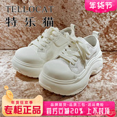 专柜正品 CJL61S67021 厚底中跟舒适圆头单鞋 特乐猫女鞋 2026春新款