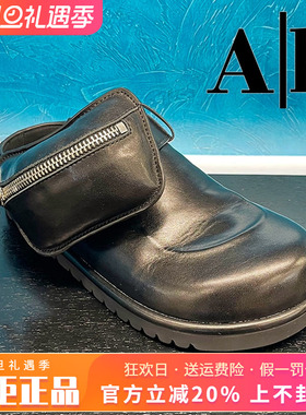 正品卡美星Ah女鞋2025春季新款圆头后空鞋休闲单鞋AJX51K68901