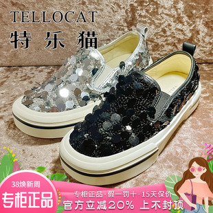 正品TELLOCAT特乐猫女鞋热销夏季套脚休闲厚底时尚板鞋TMG42S2703