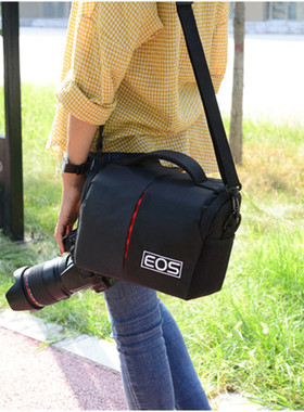 佳能相机包微单单肩单反摄影包90D70D80D 200D二代800D M6M50 6D2