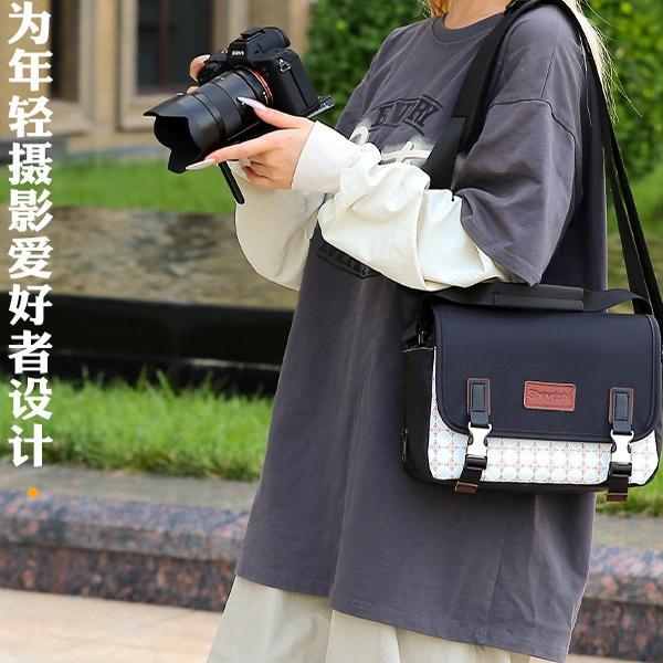 单肩单反相机包微单摄影包